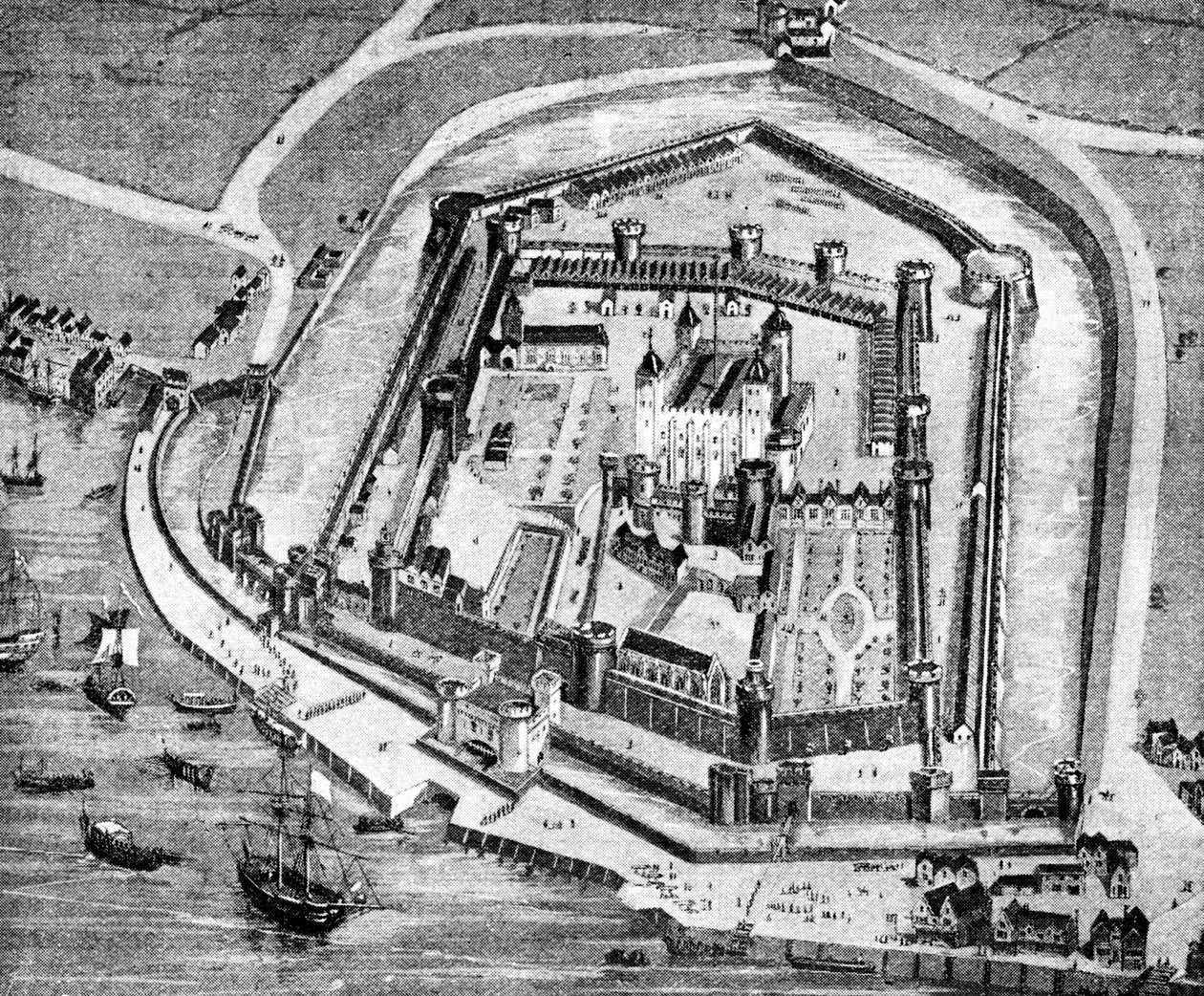 Torre di Londra, XVI secolo, 1909 da Unbekannt