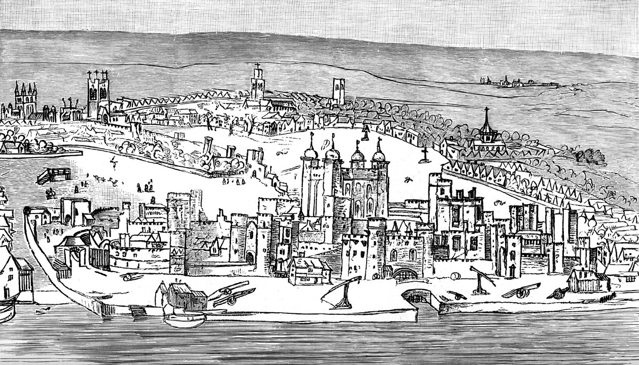 Torre di Londra, c1543, 1893 da Unbekannt