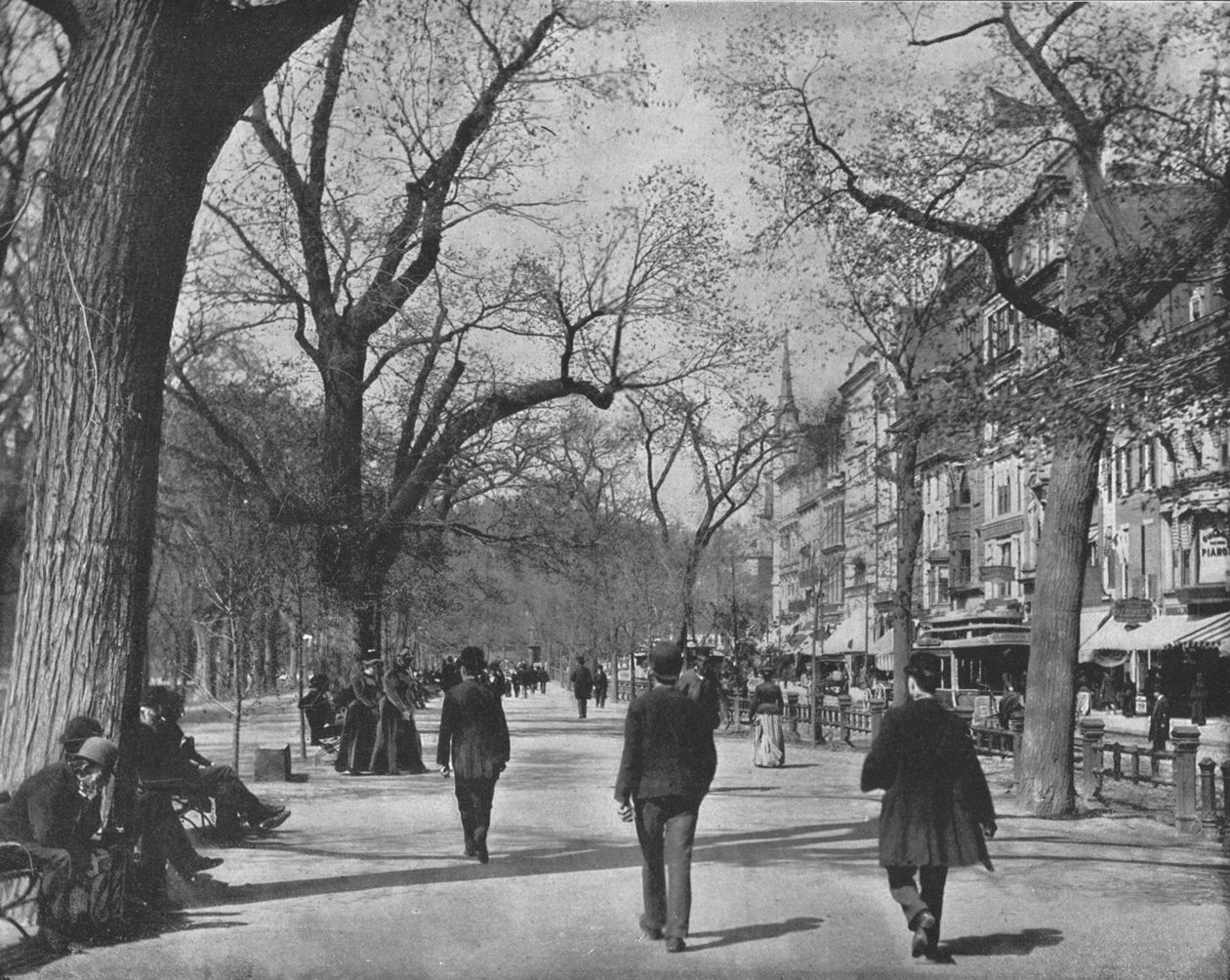 Tremont Street e The Common, Boston, USA, c1900 da Unbekannt