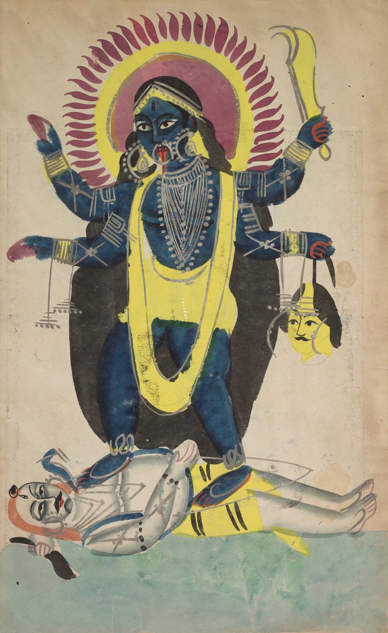Due aspetti di Kali, c. 1880 - 1890 da Unbekannt