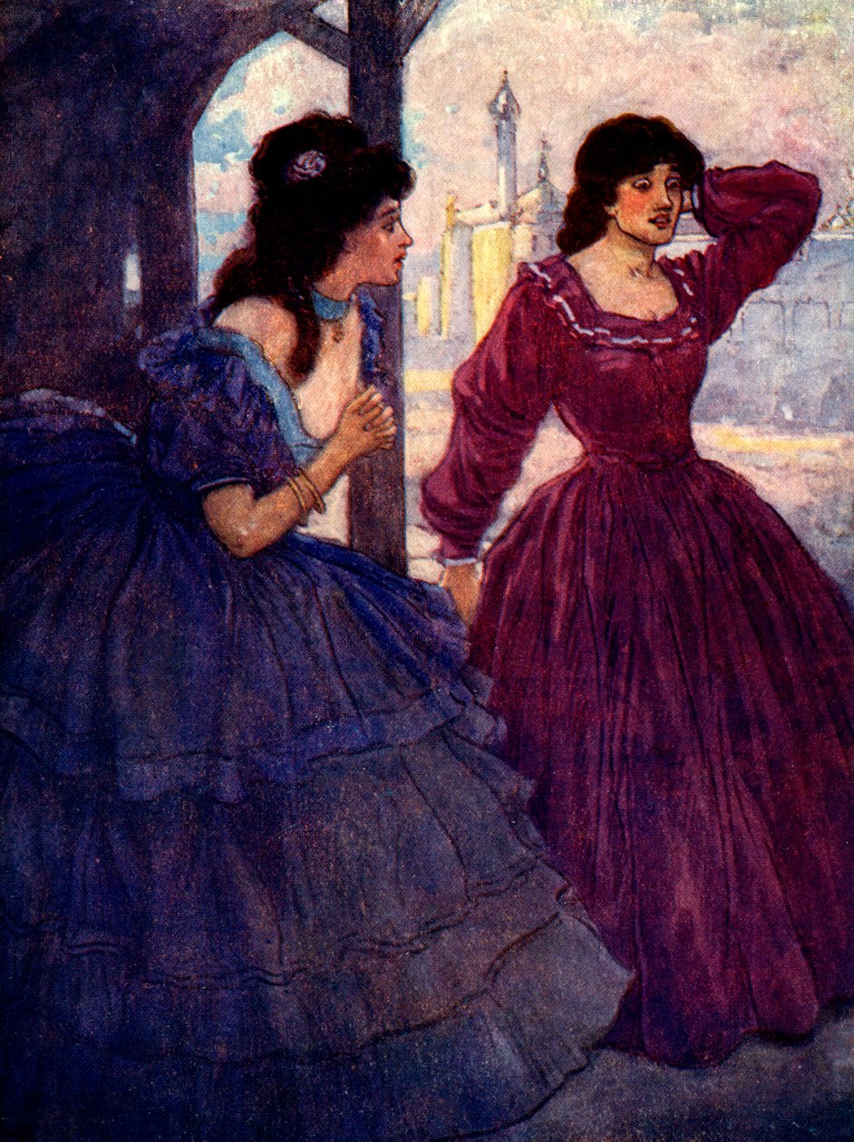 Due donne, XVI secolo da Unbekannt