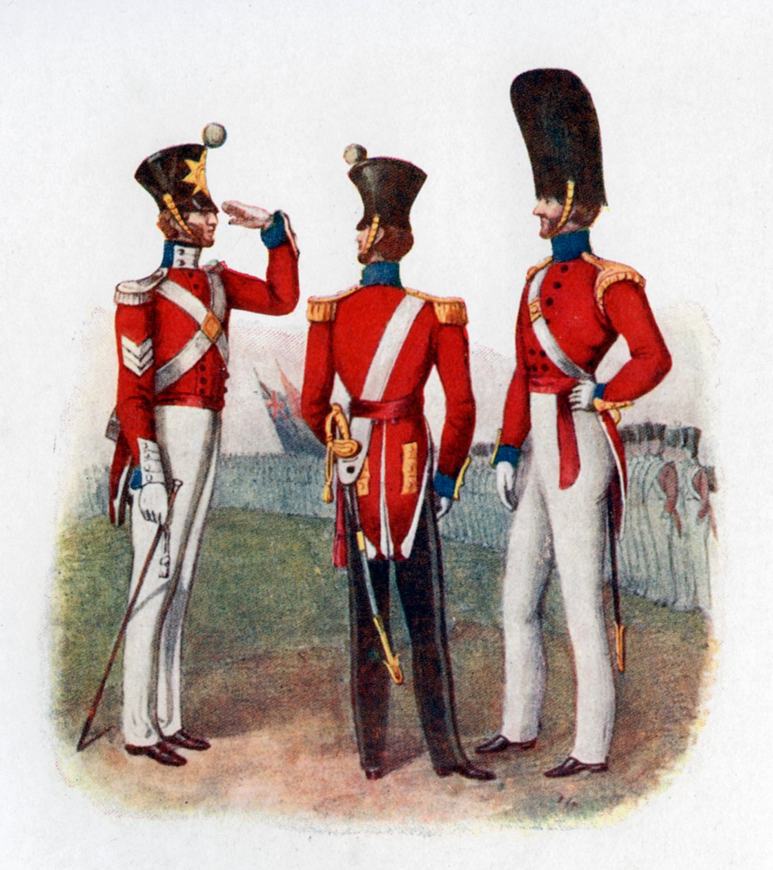 Uniforme del 86º Reggimento, 1842, 1904 da Unbekannt