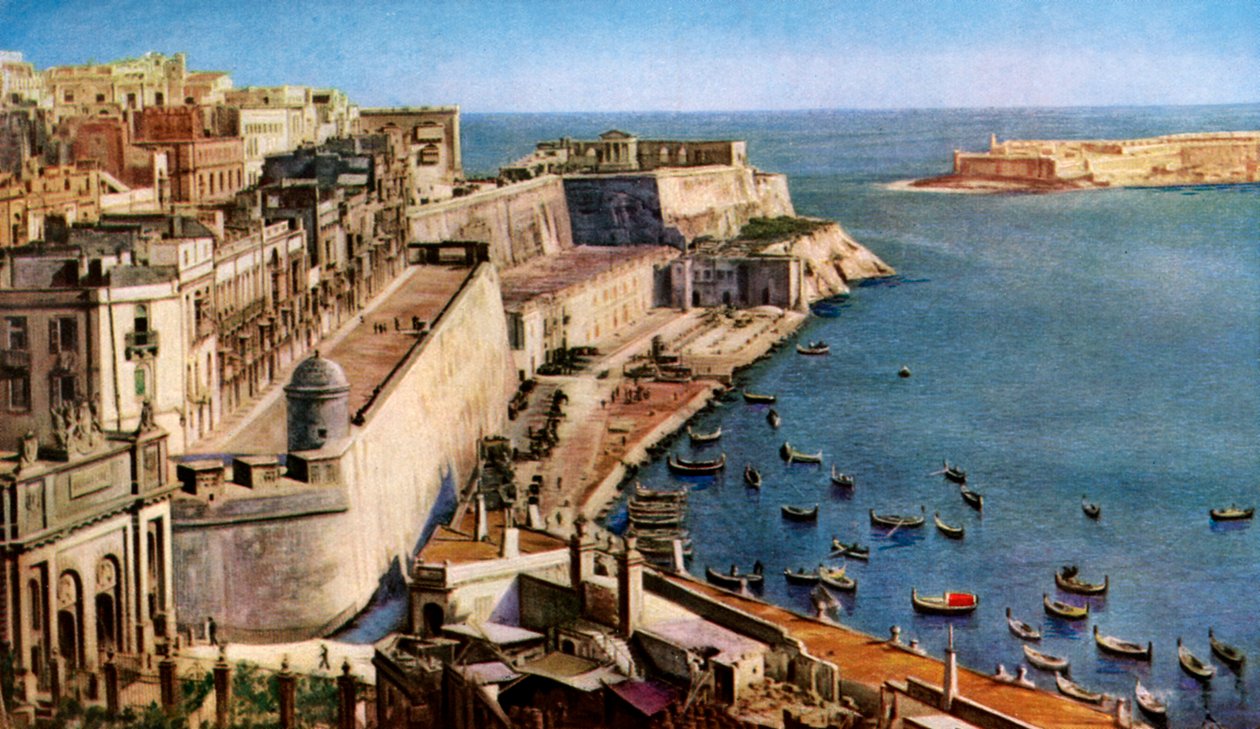 Valletta, Malta, anni 1930 da Unbekannt