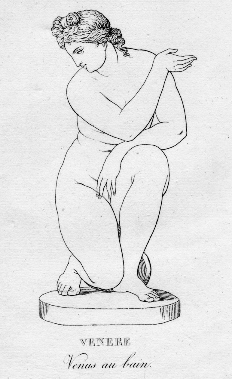 Venere al bagno, c1850 da Unbekannt