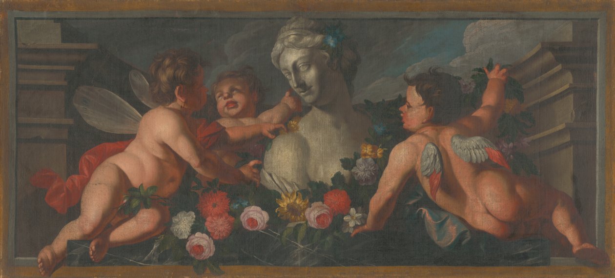 Venere circondata da amorini da Unbekannt