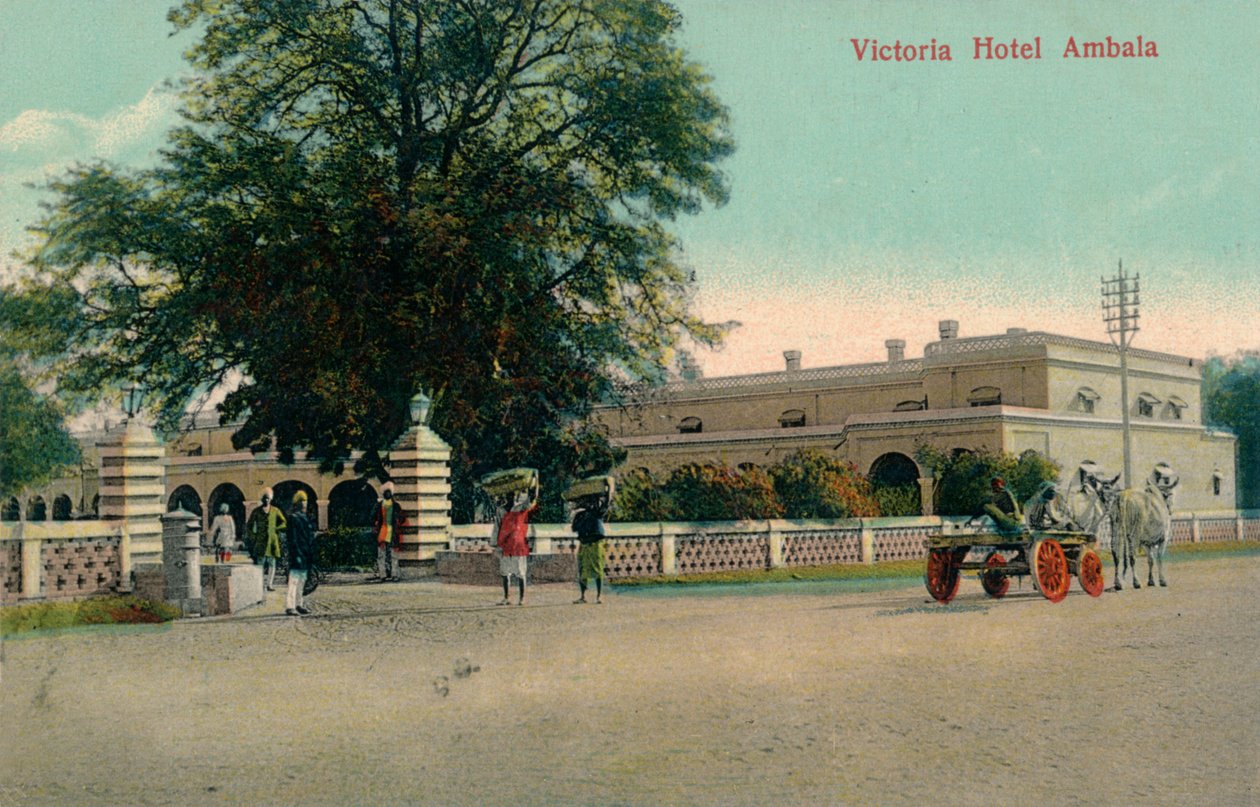 Victoria Hotel Ambala, c1900 da Unbekannt
