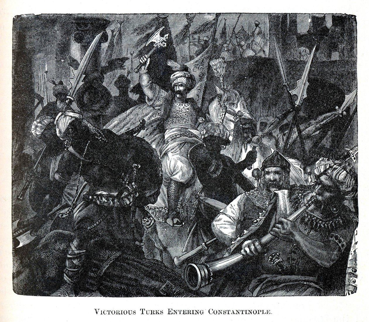 Turchi Vittoriosi che Entrano a Costantinopoli, 1882 da Unbekannt