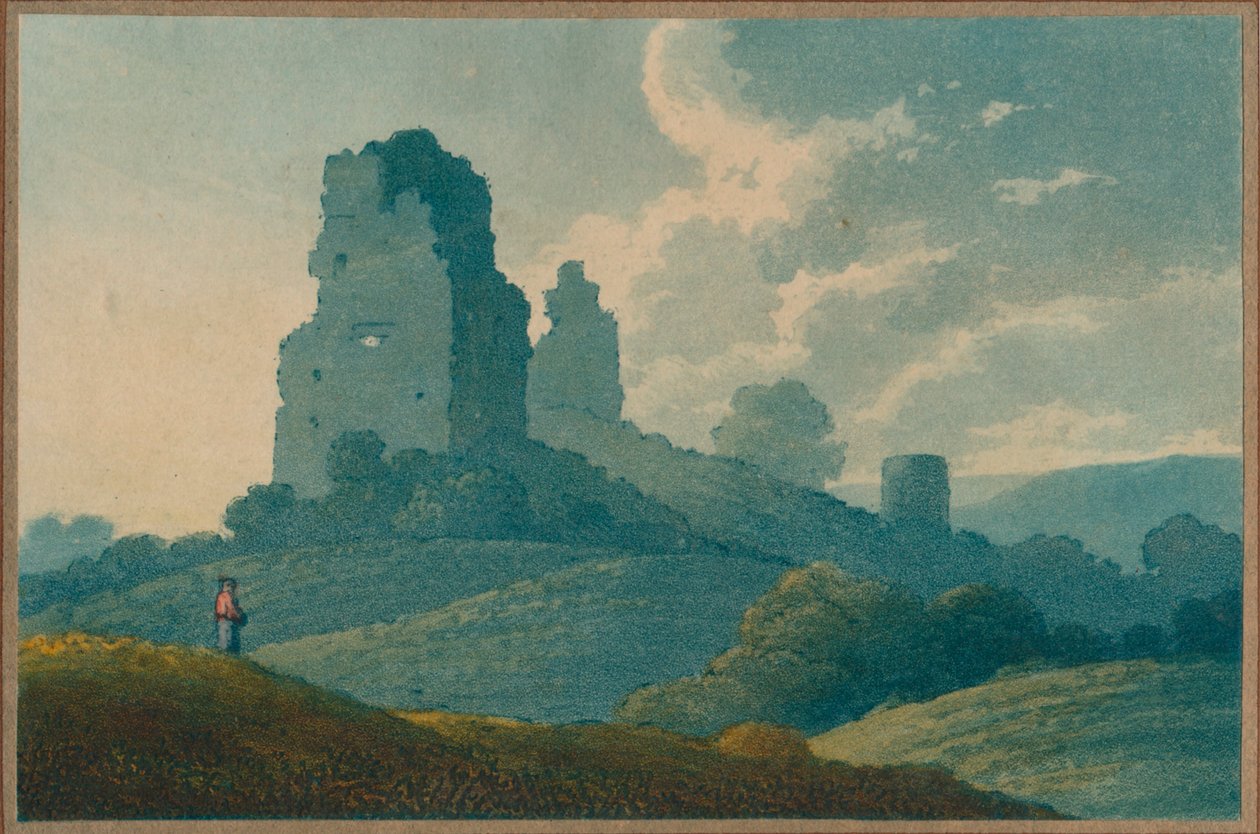 Veduta di Oakhampton, XIX secolo da Unbekannt