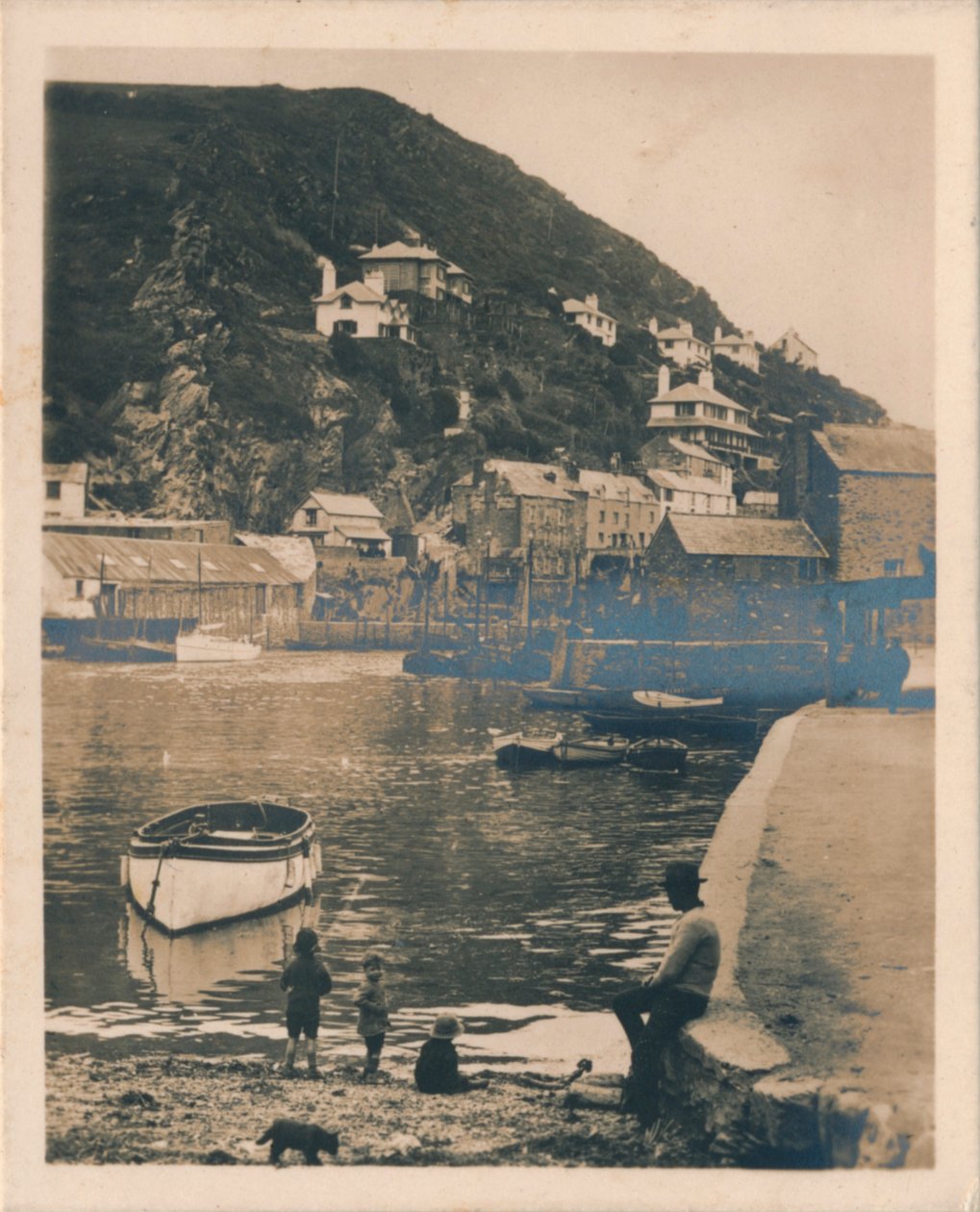 Vista dal porto - Polperro, 1927 da Unbekannt