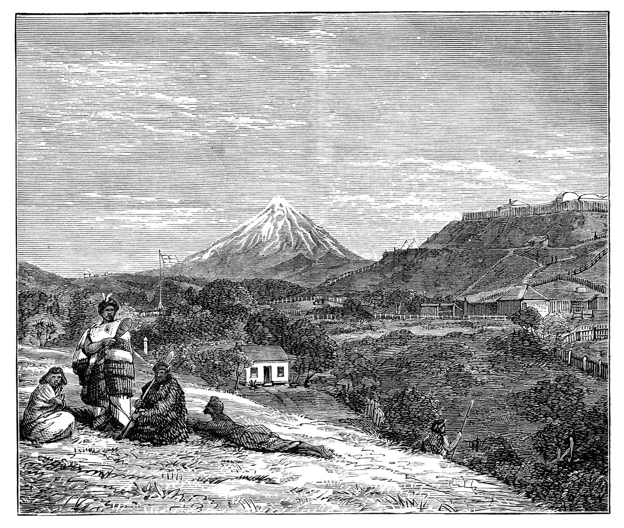 Veduta in Nuova Zelanda, 1900 da Unbekannt