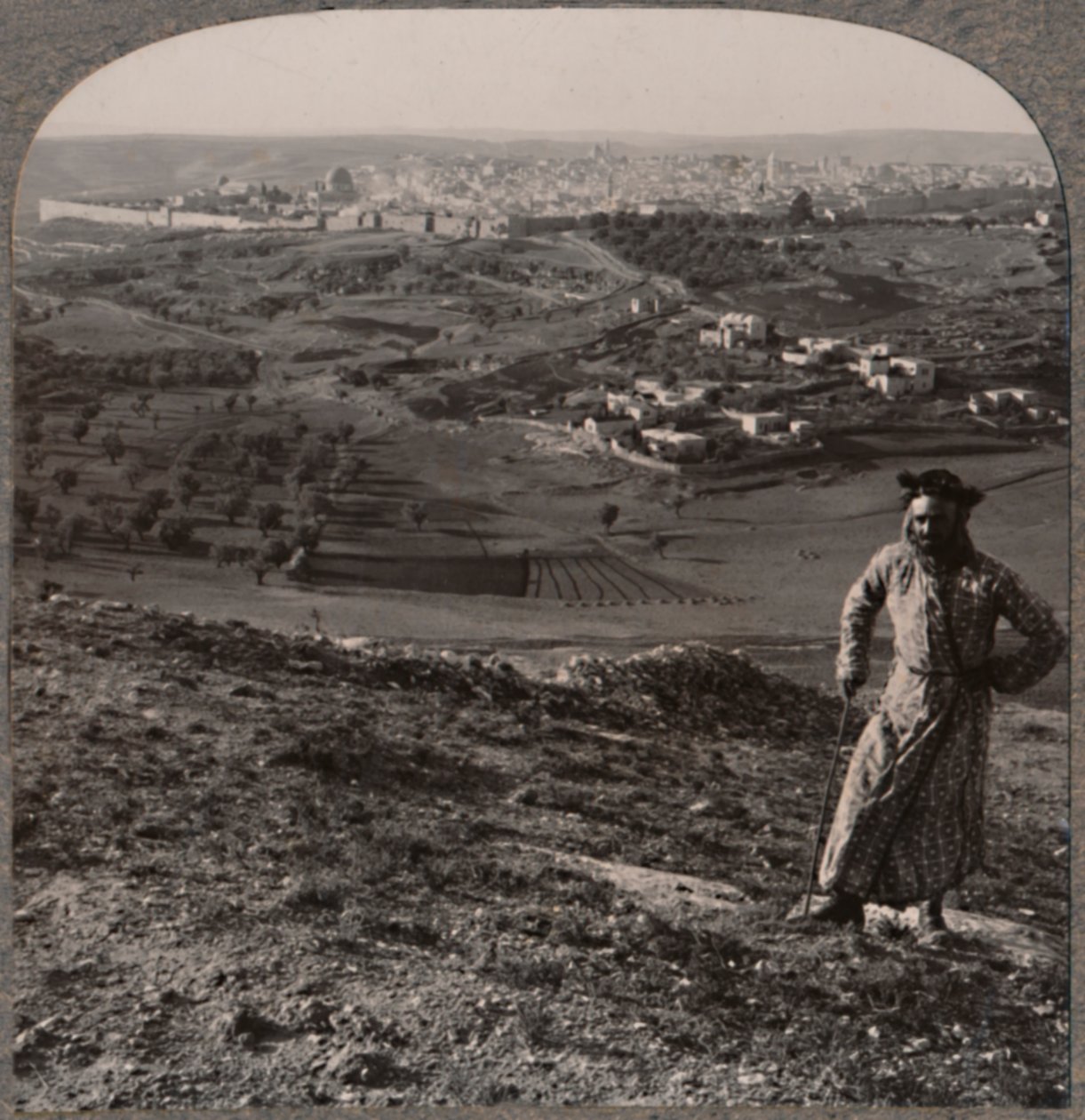 Veduta di Gerusalemme dal Monte Scopus, c1900 da Unbekannt