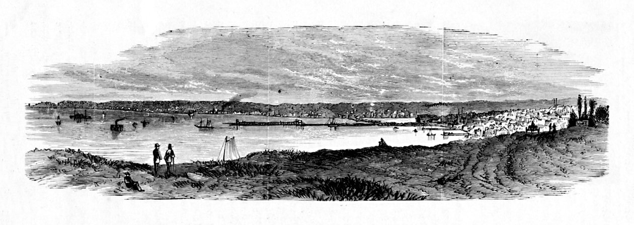 Veduta della baia di Milwaukee, Lago Michigan da Unbekannt