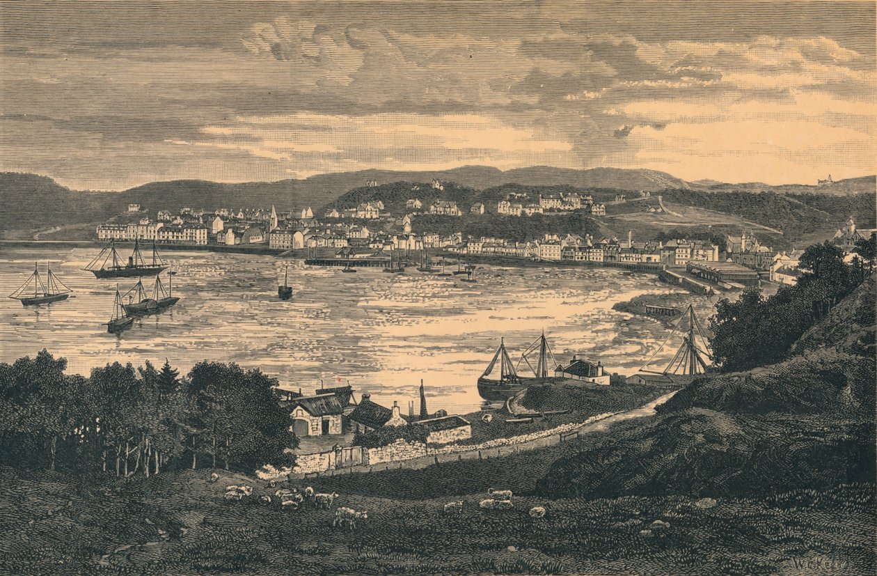 Veduta di Oban da Unbekannt