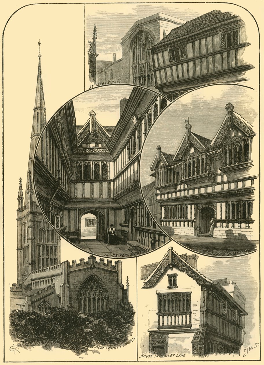 Vedute di Coventry da Unbekannt
