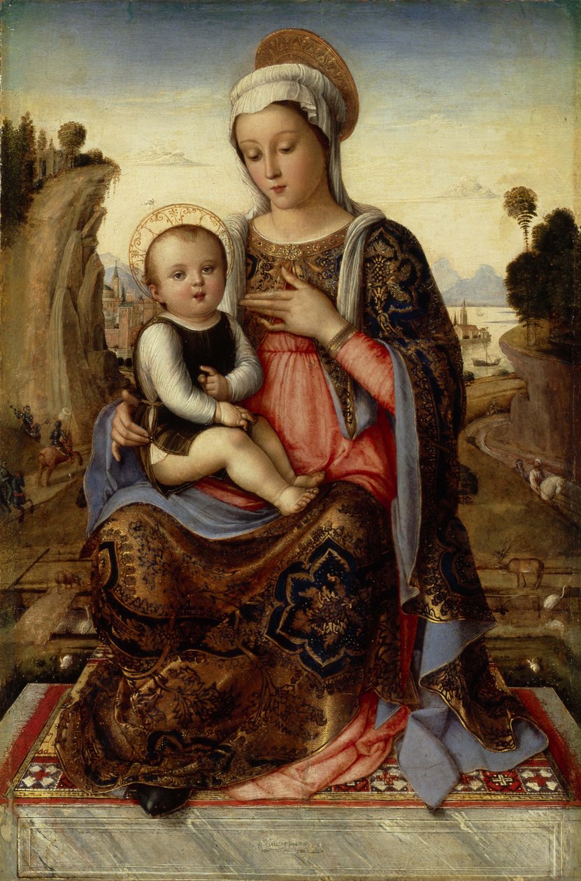 Vergine e Bambino da Unbekannt