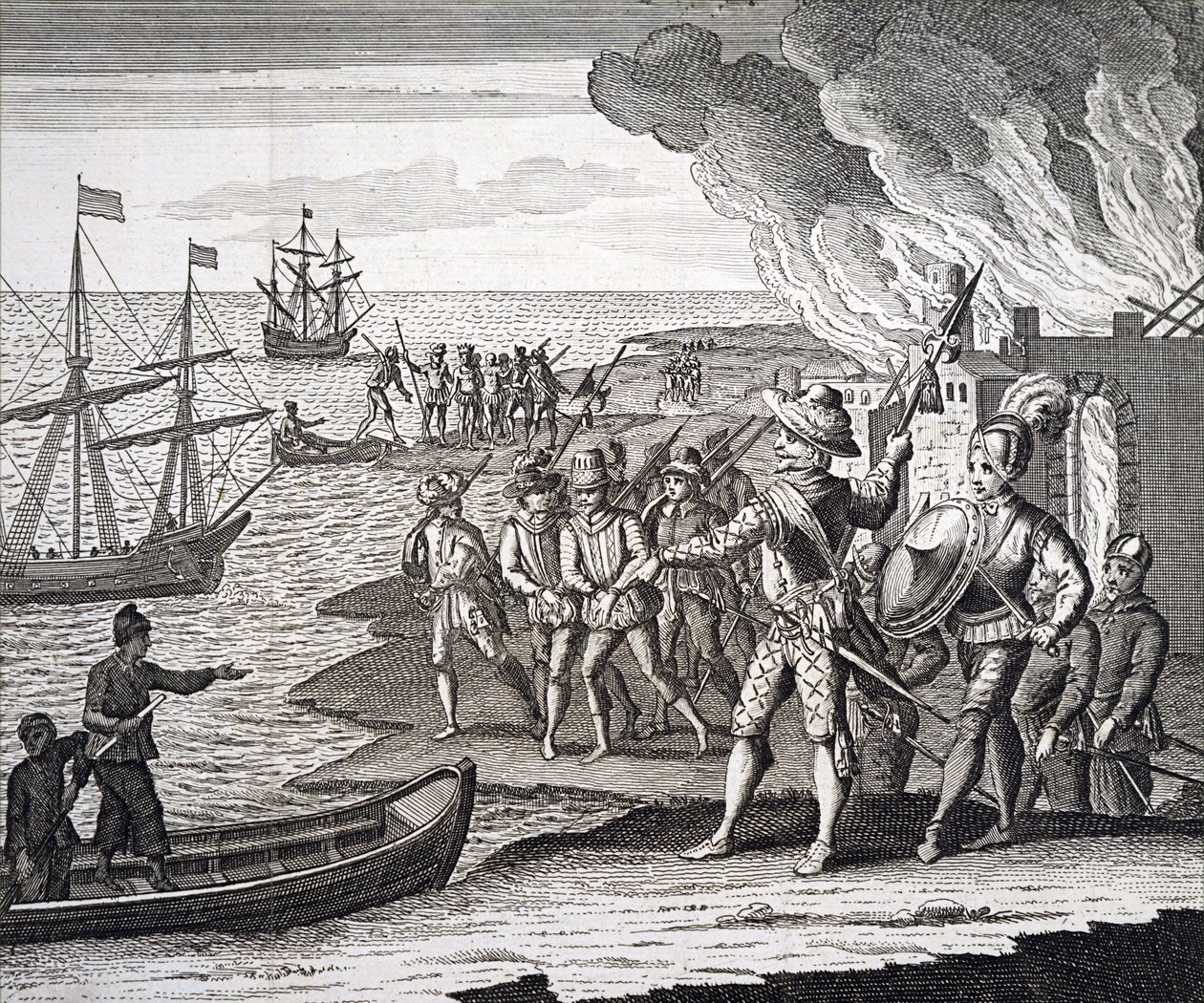 Walter Raleigh conquista Fort St. Joseph da Unbekannt