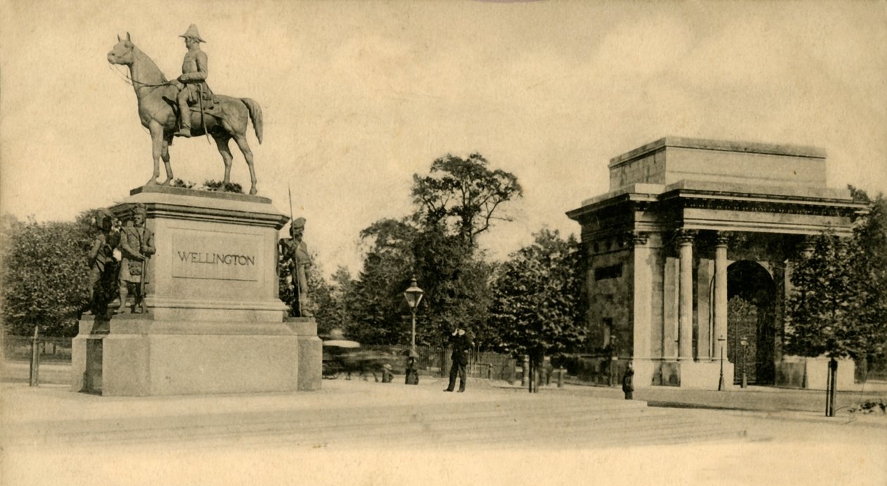 Monumento a Wellington, Londra, c1910 da Unbekannt