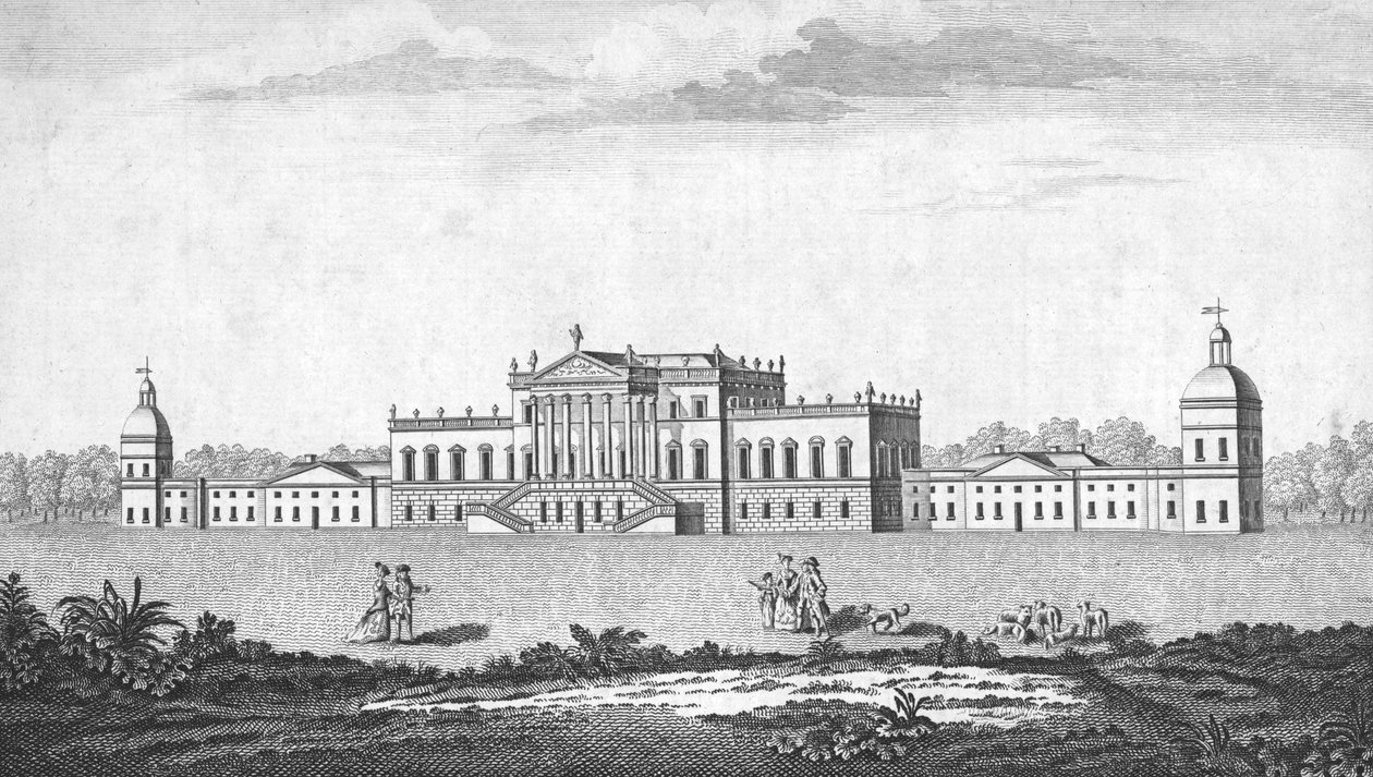 Wentworth Woodhouse, Yorkshire, c1780 da Unbekannt