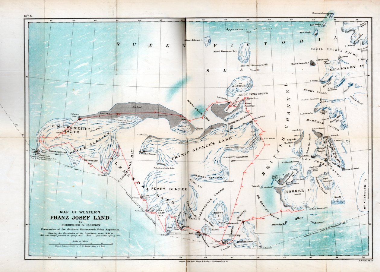 Franz Josef Land occidentale, 1899 da Unbekannt