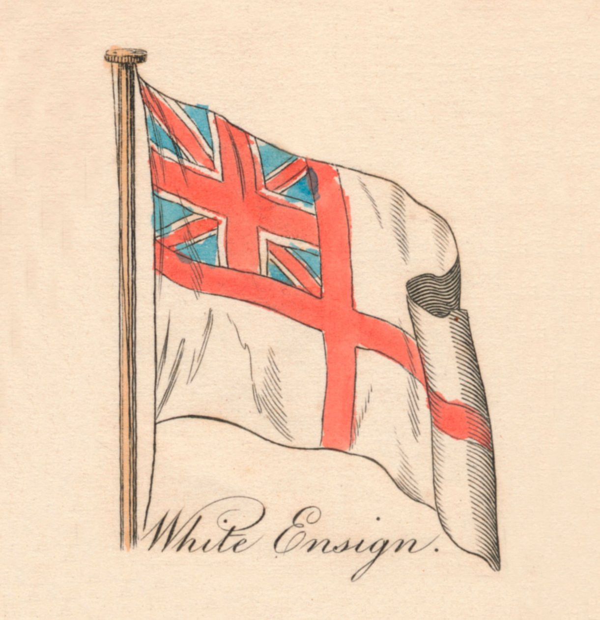 White Ensign, 1838 da Unbekannt