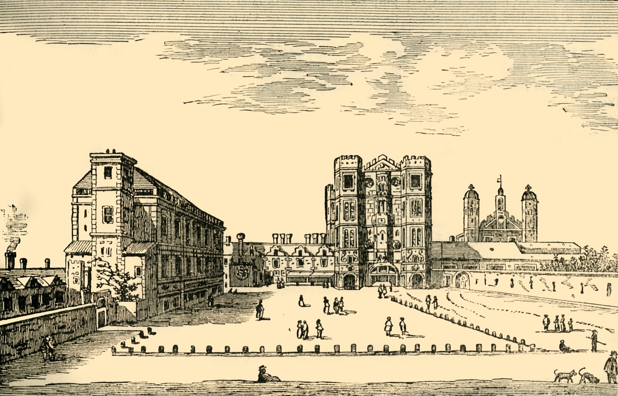 Whitehall circa 1650, 1881 da Unbekannt