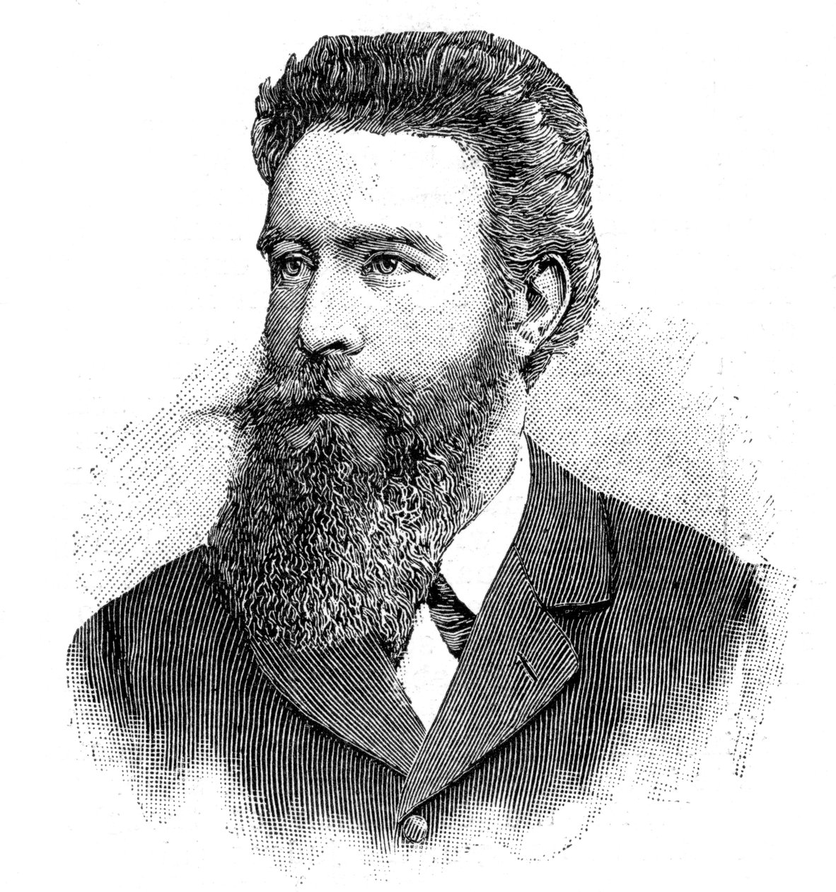 Wilhelm Konrad von Röntgen, fisico tedesco, 1902 da Unbekannt