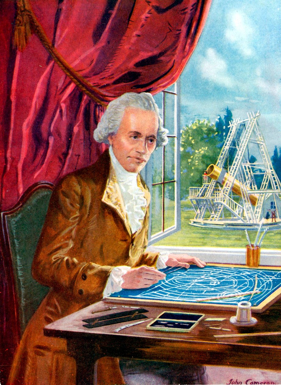 William Herschel 1738-1822 astronomo inglese di origine tedesca da Unbekannt