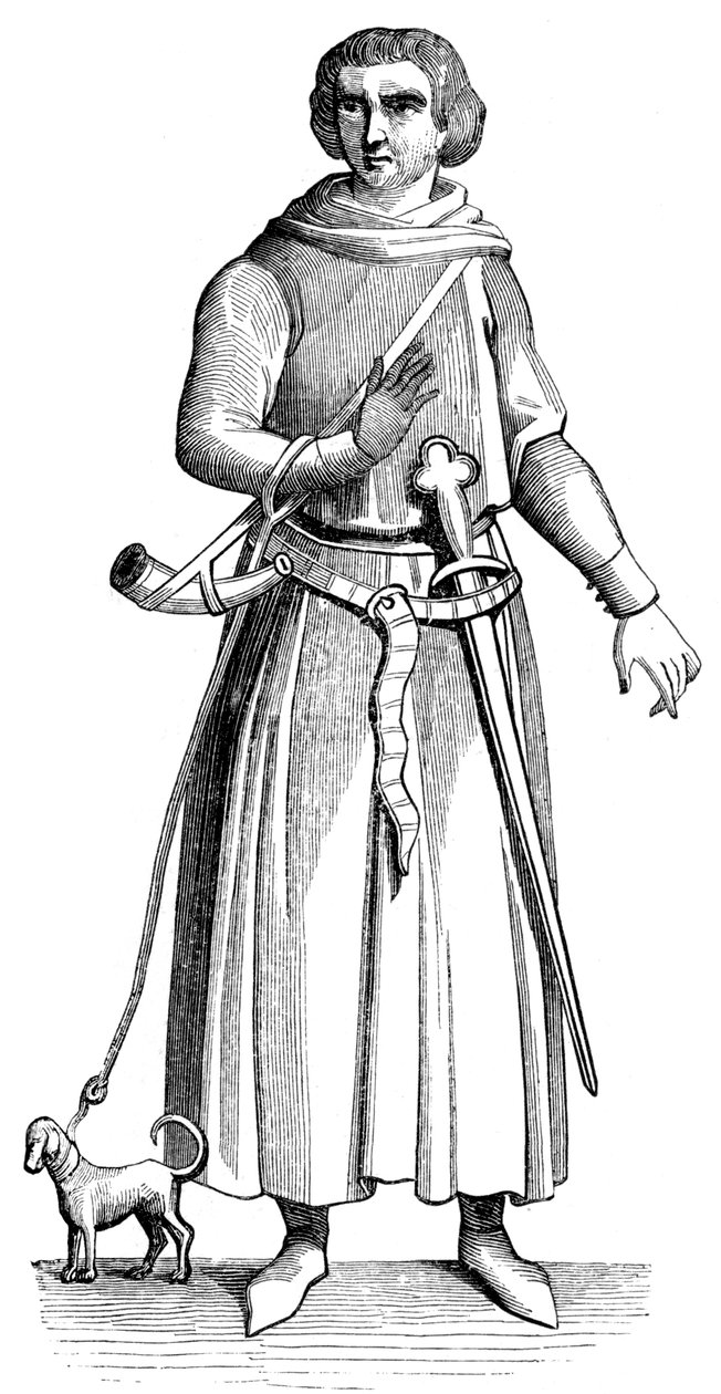 William Malgeneste, il cacciatore del re, 1849 da Unbekannt