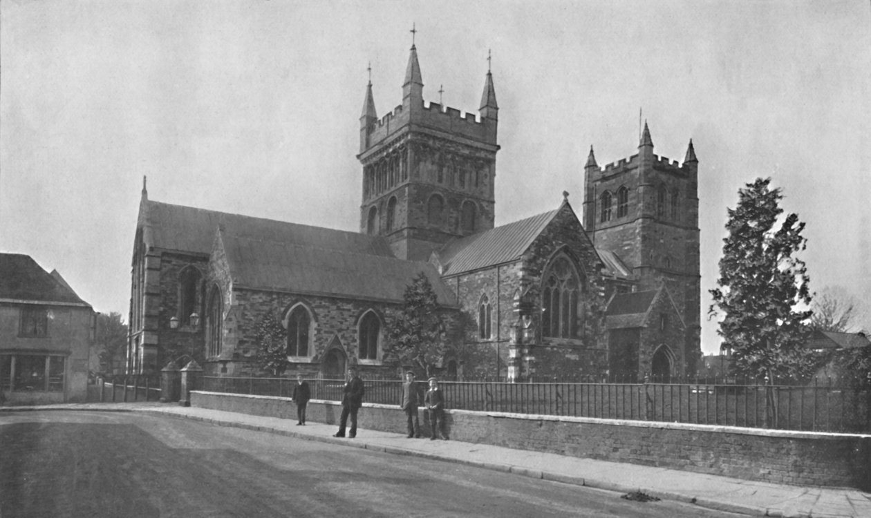 Wimborne Minster, c1910 da Unbekannt