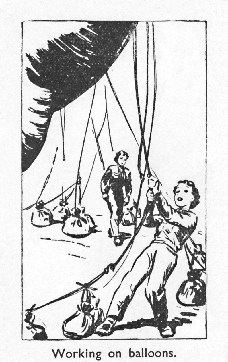 Lavorare sui palloni, 1940 da Unbekannt
