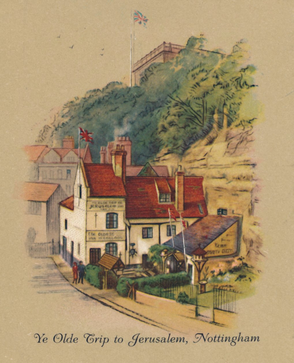 Ye Olde Trip to Jerusalem, Nottingham da Unbekannt