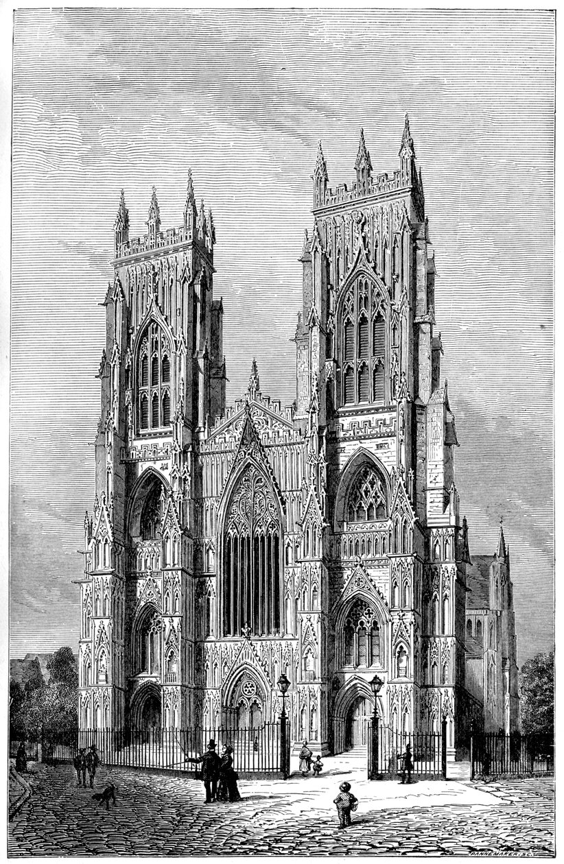 Cattedrale di York, 1893 da Unbekannt