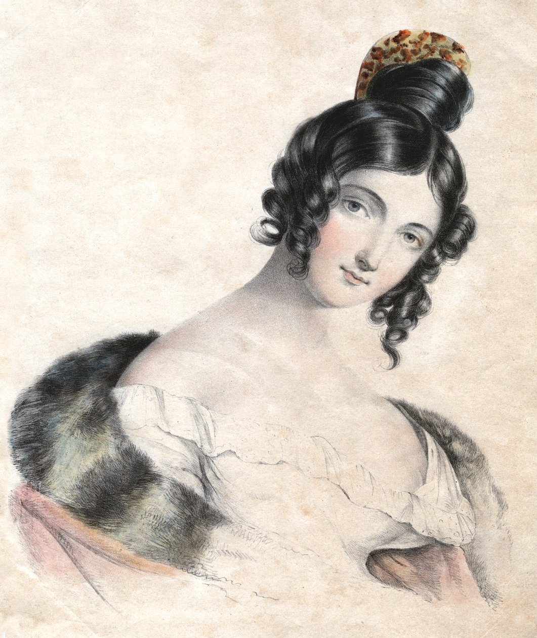 Giovane donna, XIX secolo da Unbekannt