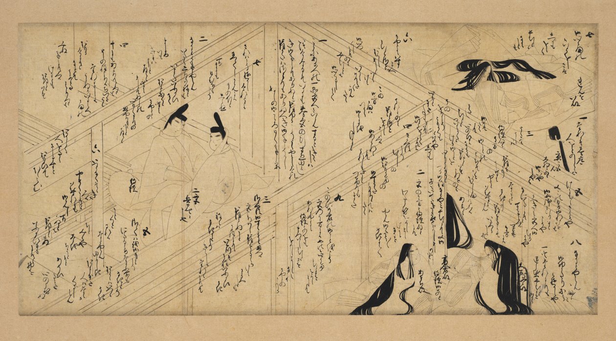 Yujo Monogatari Emaki, 1336-92 da Unbekannt