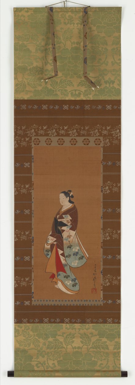 Yujo in piedi, periodo Edo da Unbekannt