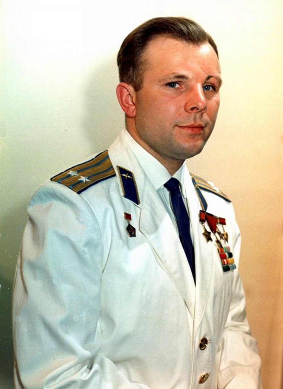 Yuri Gagarin, cosmonauta russo, anni 