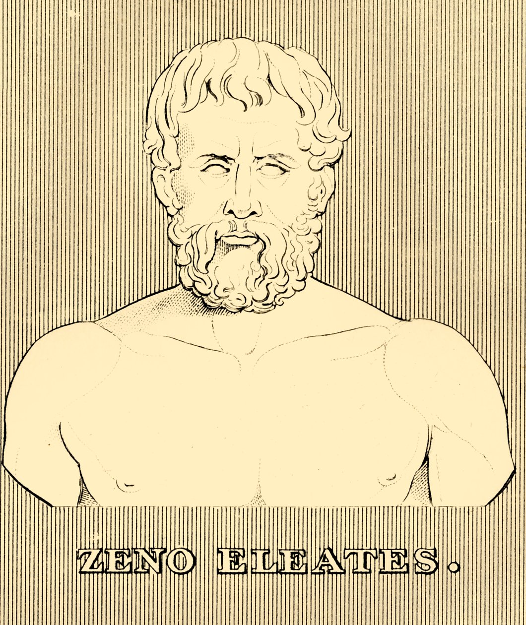 Zenone di Elea, c495-430 a.C., 1830 da Unbekannt