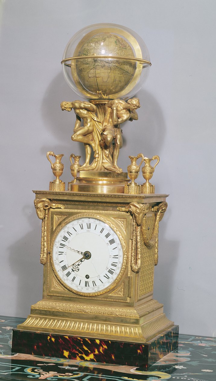 Orologio geografico, di Matthew Boulton, 1771-72 da Unbekannt Unbekannt