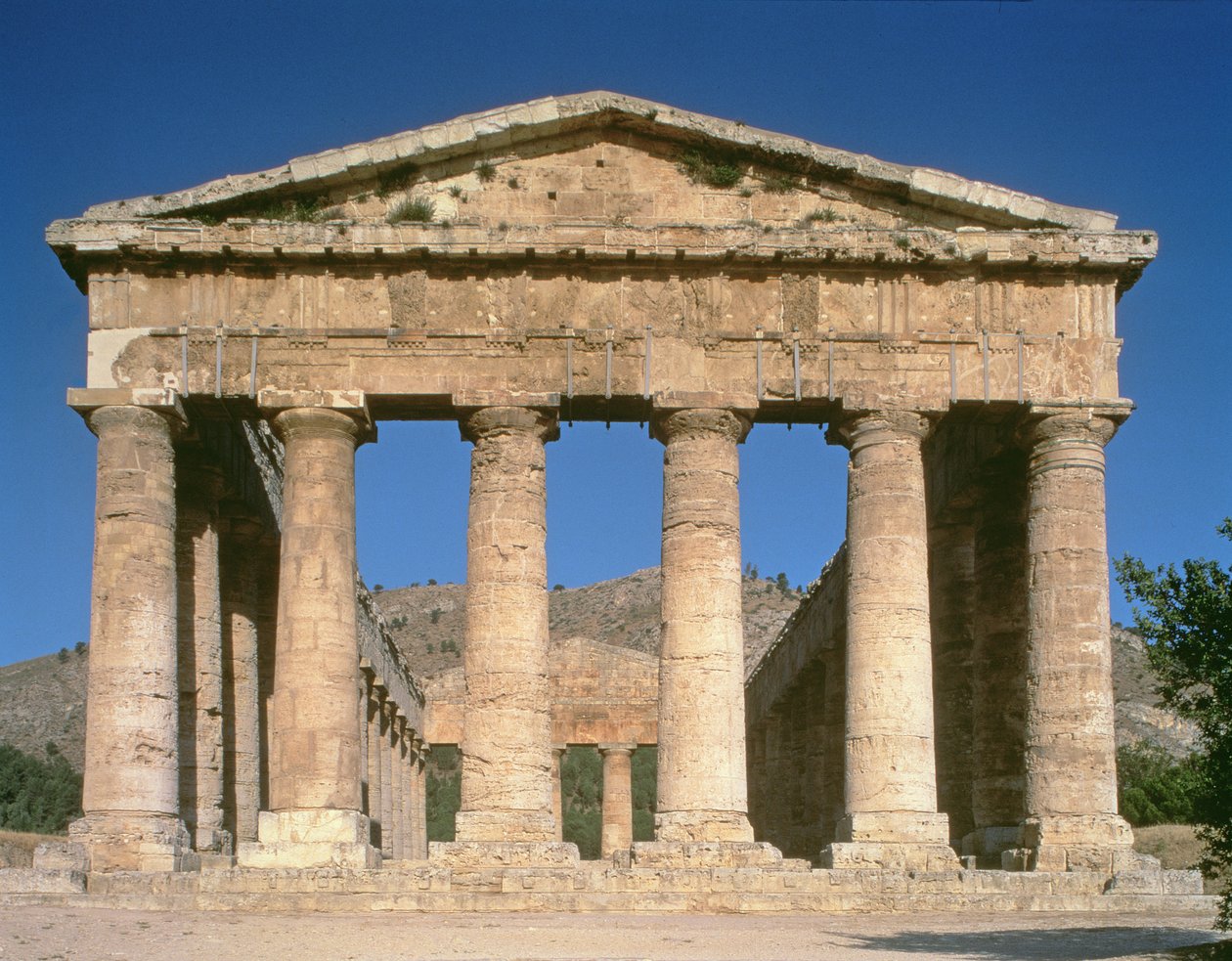 Tempio greco, c.424-416 a.C. (dettaglio) da Unbekannt Unbekannt