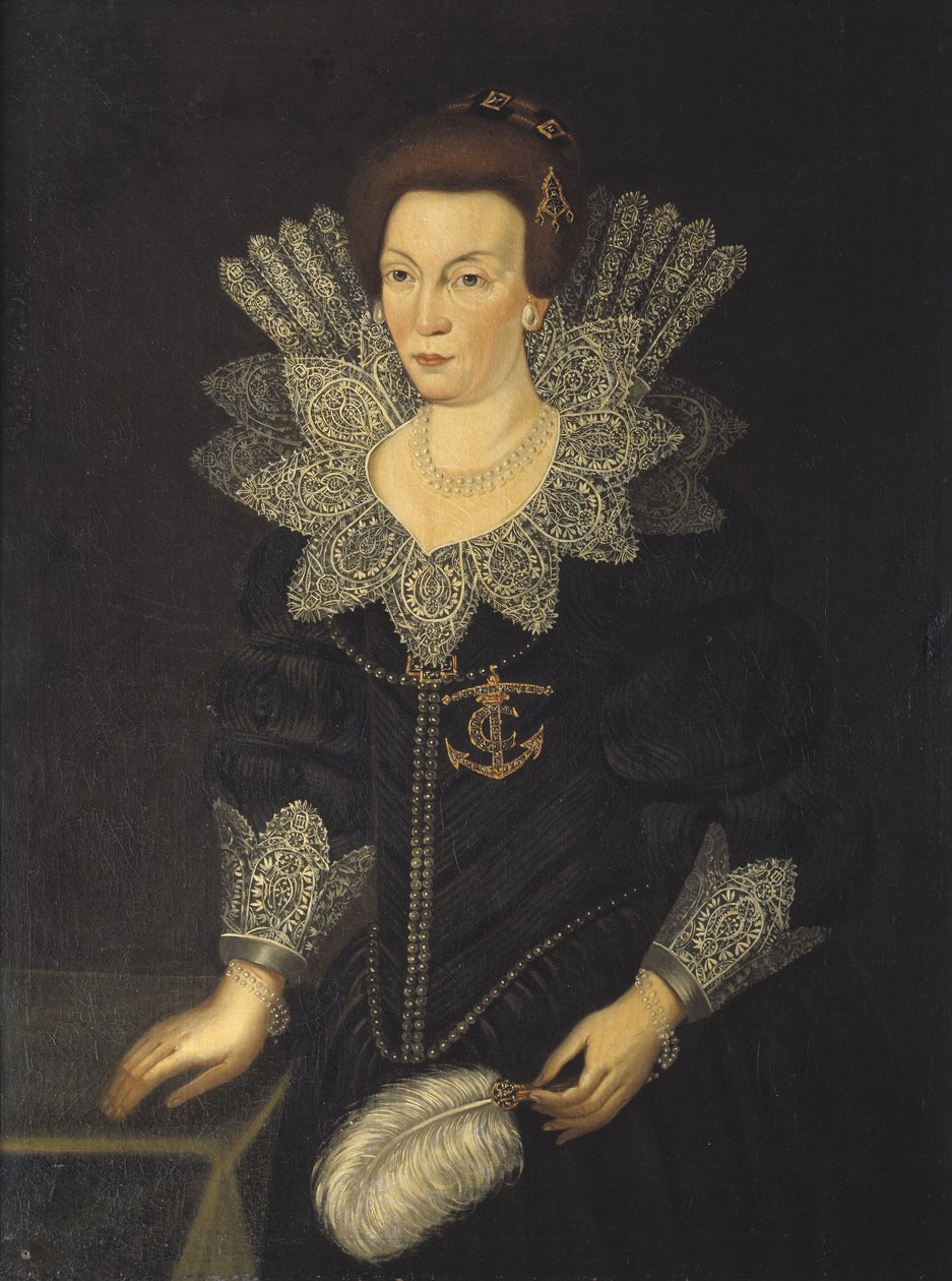 Cristina di Holstein-Gottorp, c.1610 da Unbekannt Unbekannt