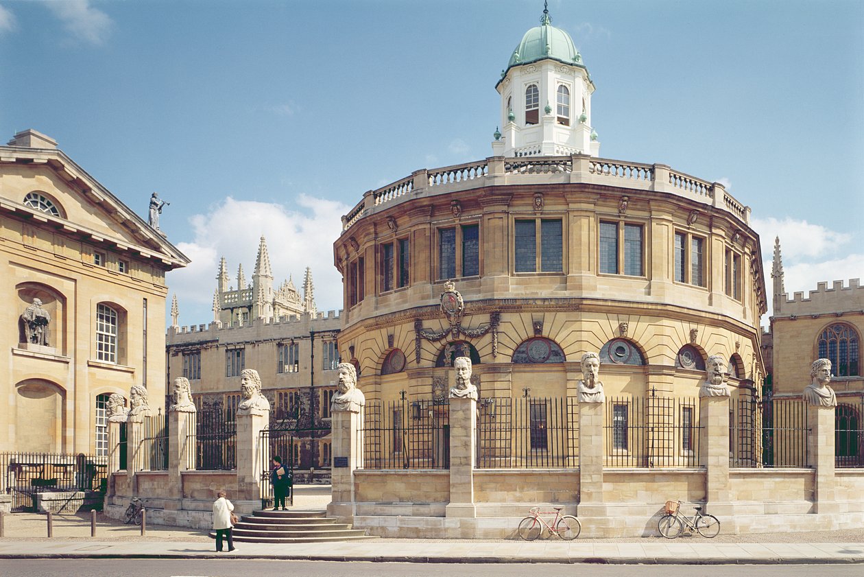 Teatro Sheldonian, Oxford, costruito 1662-63 da Unbekannt Unbekannt