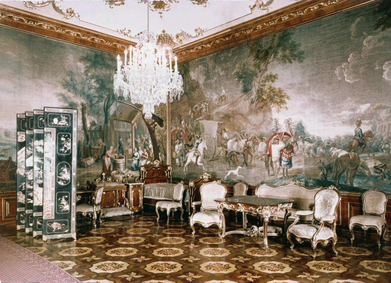 La stanza di Napoleone al Palazzo di Schönbrunn da Unbekannt Unbekannt