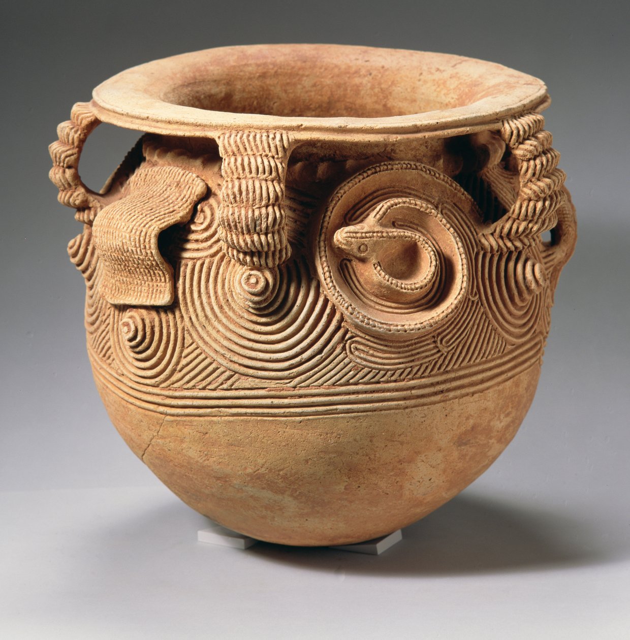 Vaso ceramico globulare con bordo svasato, Igbo, Nigeria, X secolo da Unbekannt Unbekannt