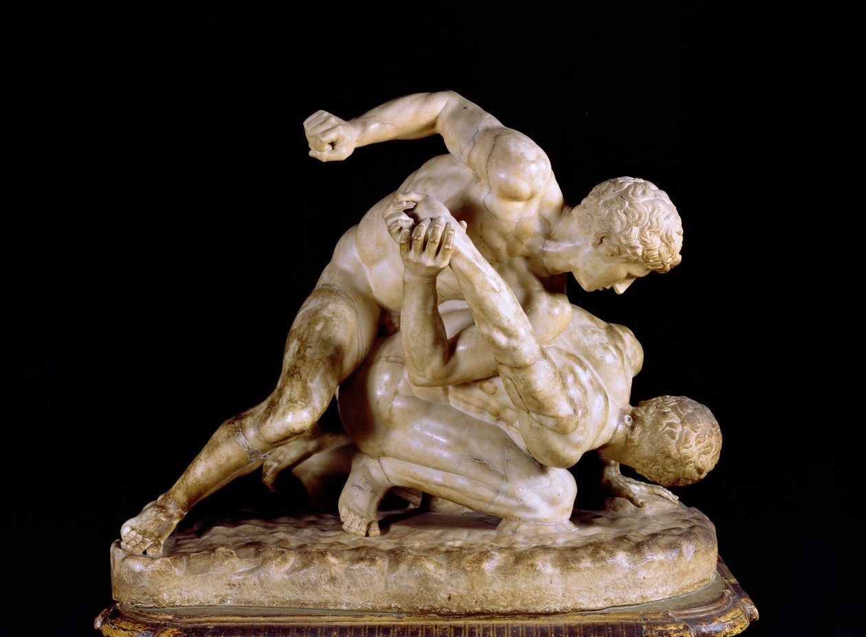 Il lottatore, copia di una scultura greca del III secolo a.C. da Unbekannt Unbekannt