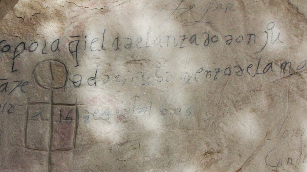 Iscrizioni sul lato della scogliera, Don Juan de Onate El Morro National Monument, Nuovo Messico, 1605 da Unbekannt Unbekannt