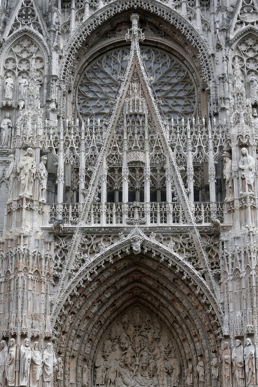 Cattedrale di Notre-Dame, Rouen, Francia, (dettaglio) da Unbekannt Unbekannt