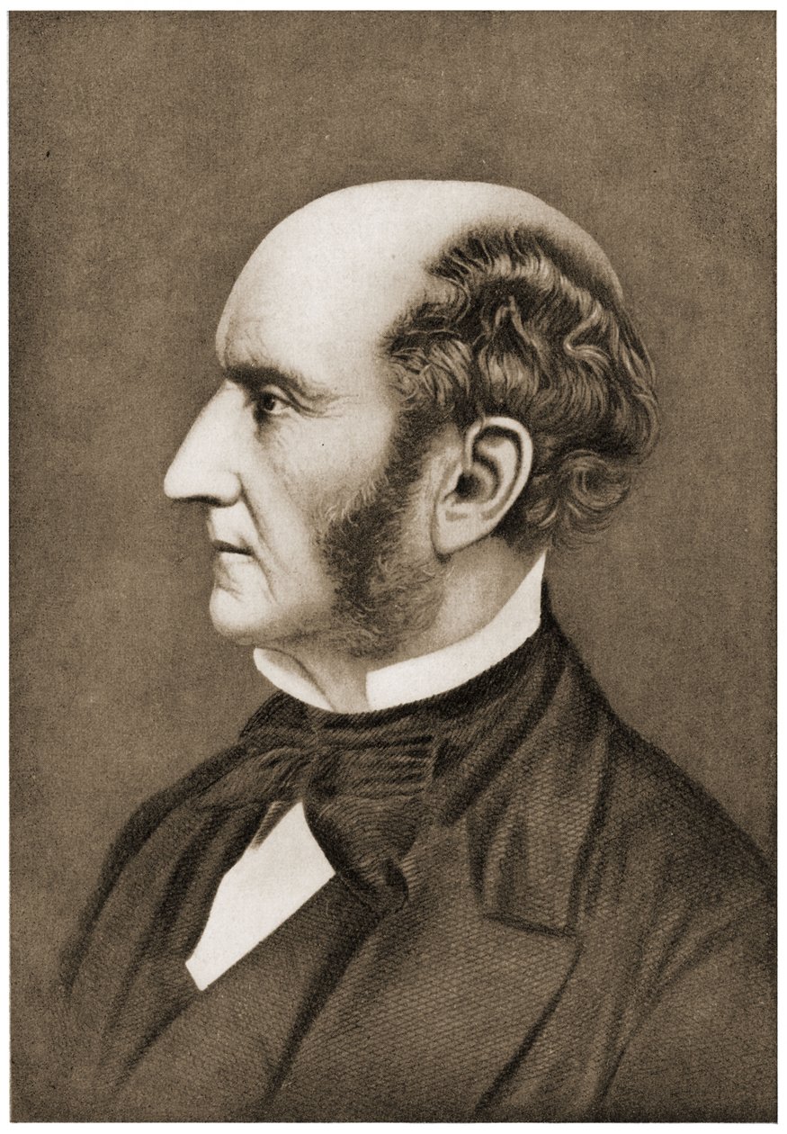 Ritratto di John Stuart Mill, 1911 da Unbekannt Unbekannt