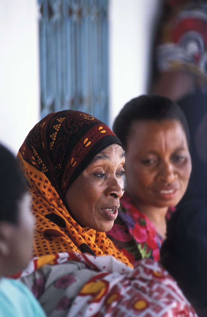 Ritratto di donne rurali. Tanzania, Africa. 20 dicembre 2002. da Unbekannt Unbekannt