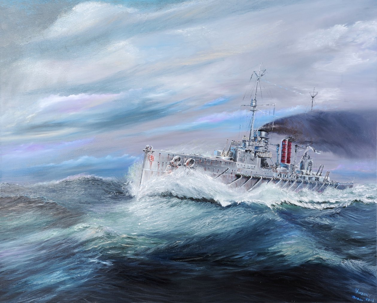 SMS Seydlitz entra nello Jutland 14:15 31 maggio 1916, 2018 da Unbekannt Unbekannt