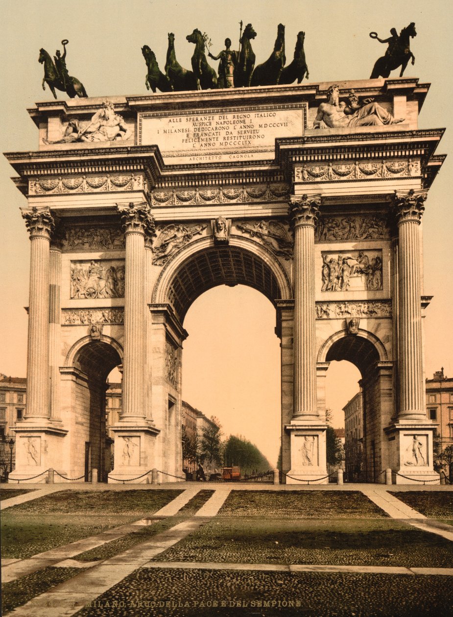 Arco della Pace, Milano, Italia da Unbekannt Unbekannt